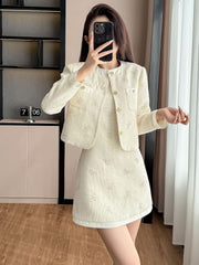 Knit Mini Dress and Jacket Set
