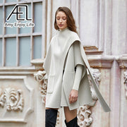 Asymmetric Cape Coat