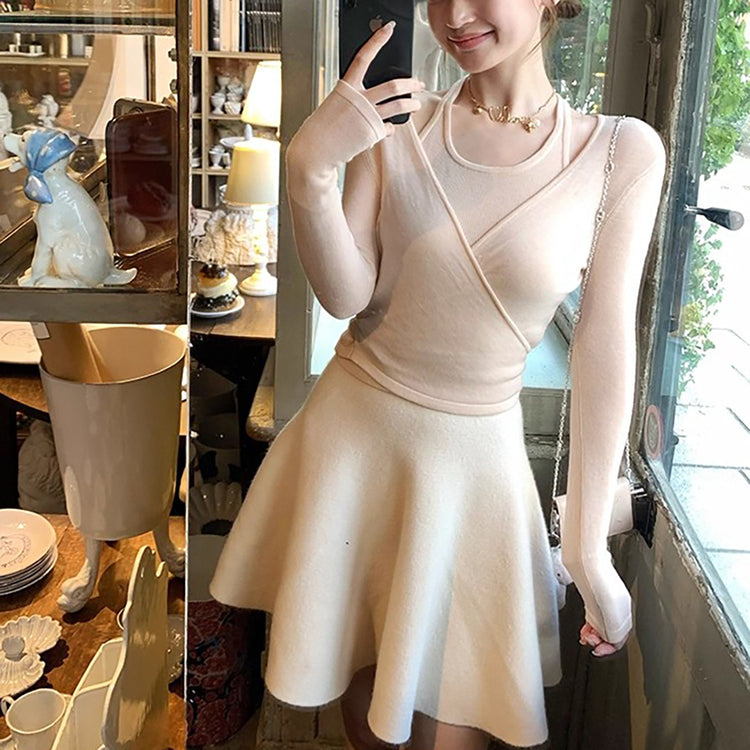Flared Mini Skirt