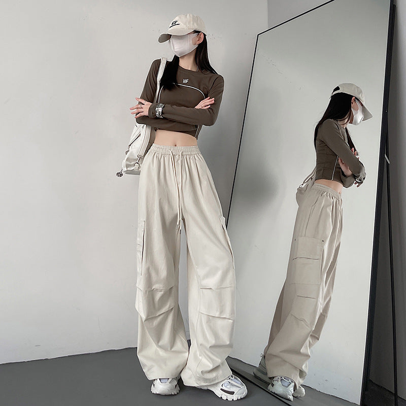 Straight-Leg Cargo Trousers