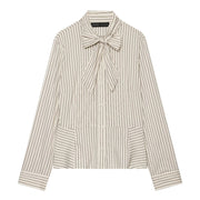 Bow-Neck Shirt