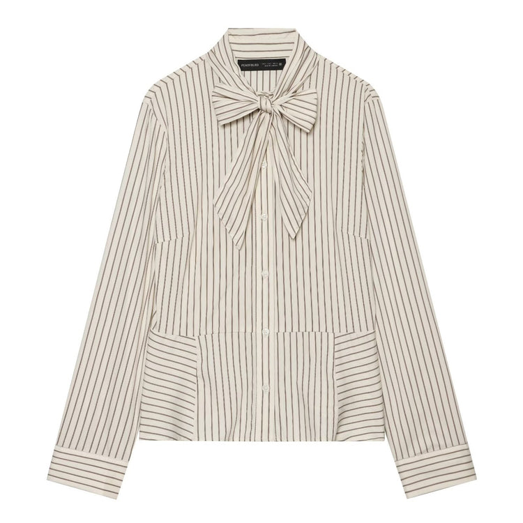 Bow-Neck Shirt