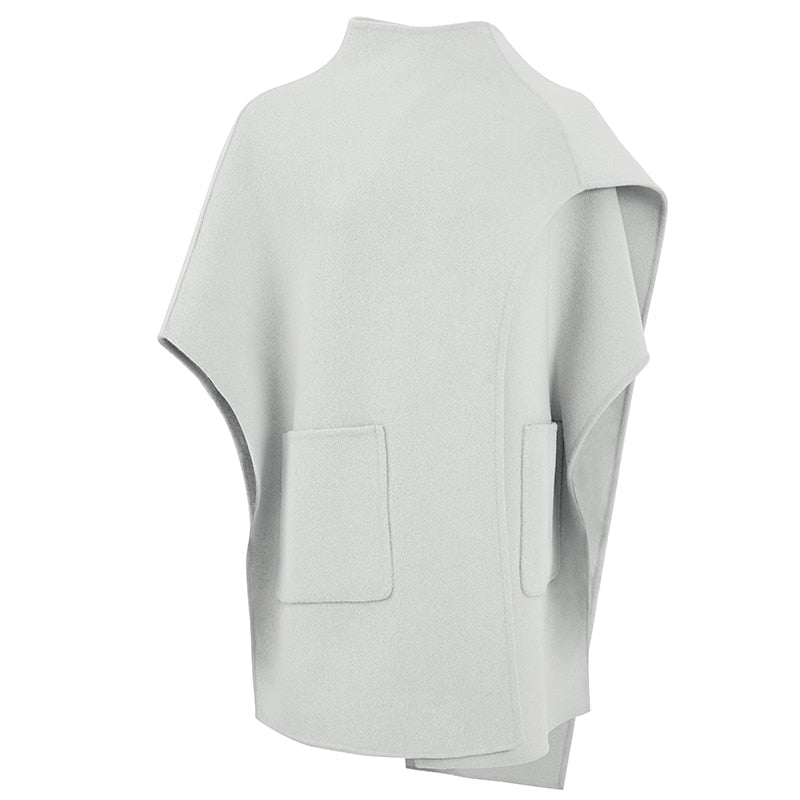 Asymmetric Cape Coat