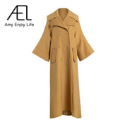 Statement-Cuff Longline Coat