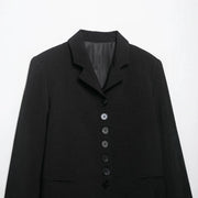 Fitted Single-Breasted Blazer