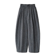 Check Balloon Trousers