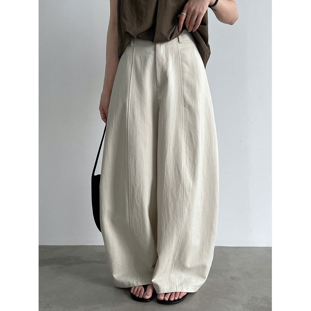 Flowing Wide-Leg Trousers