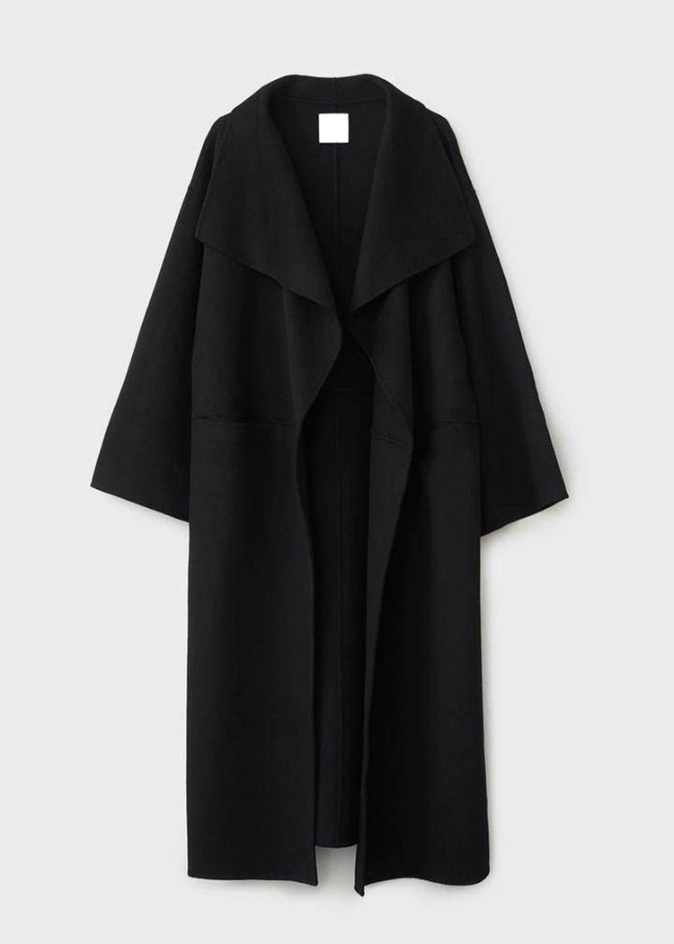 Draped Longline Coat
