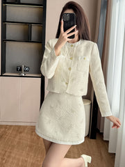 Knit Mini Dress and Jacket Set