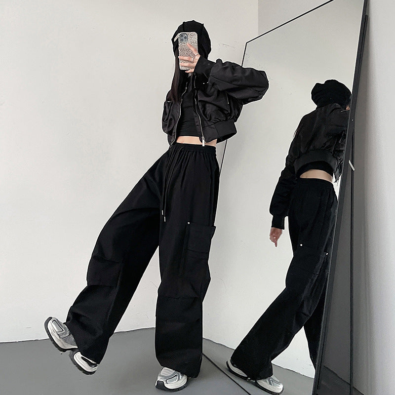 Straight-Leg Cargo Trousers