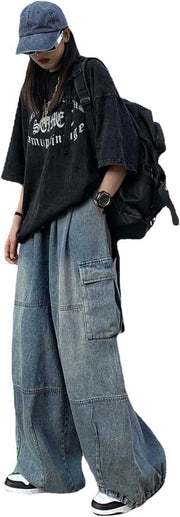 Relaxed Wide-Leg Jeans