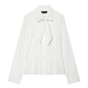 Bow-Neck Shirt