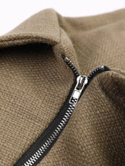 Asymmetric Panelled Long Coat