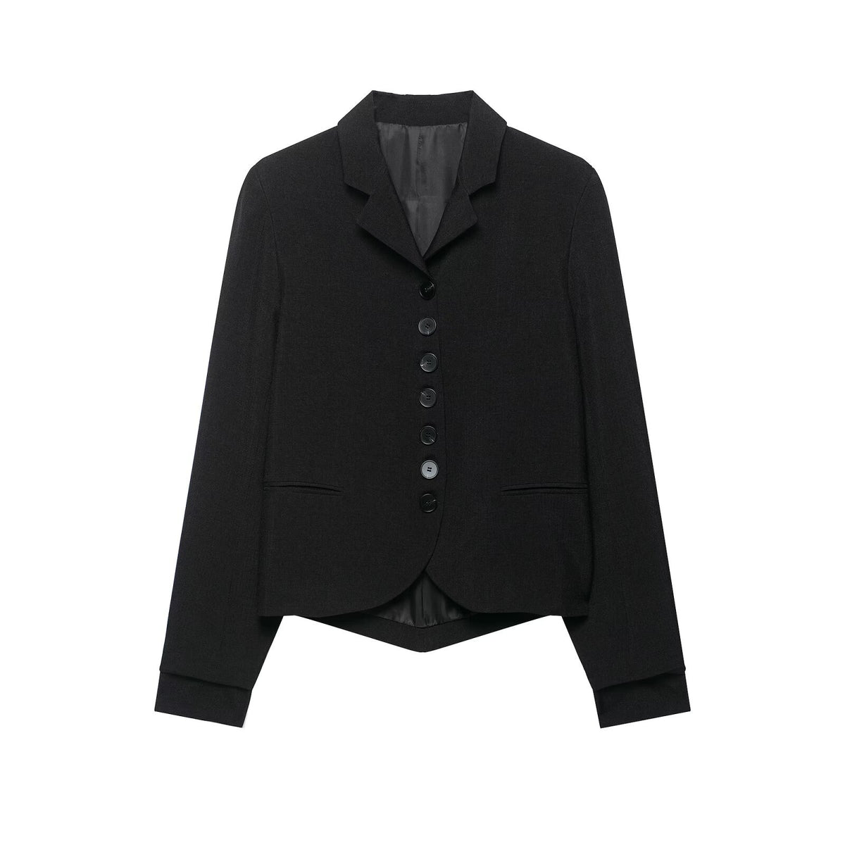 Fitted Single-Breasted Blazer