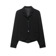 Fitted Single-Breasted Blazer