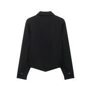 Fitted Single-Breasted Blazer