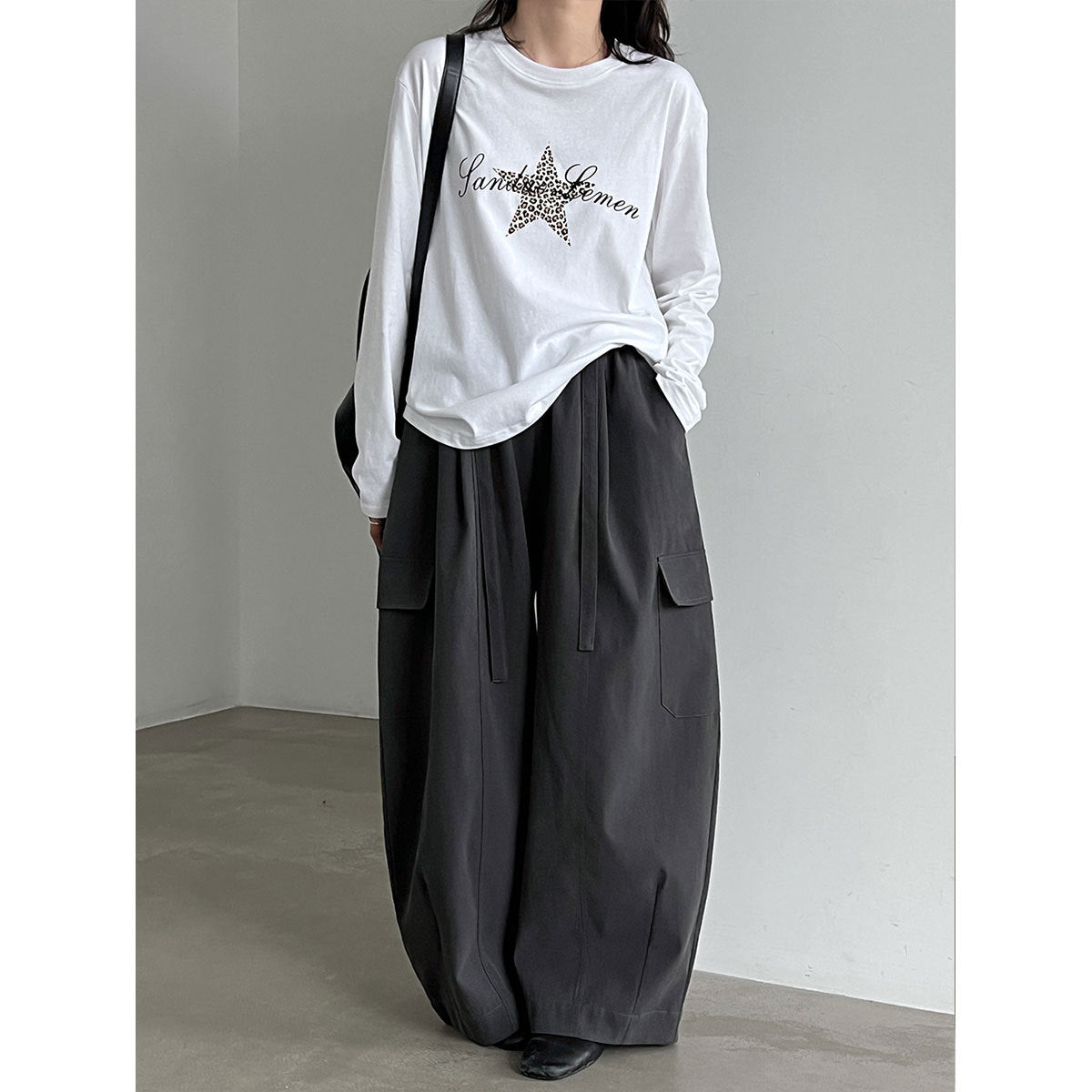 Drawstring Cargo Trousers
