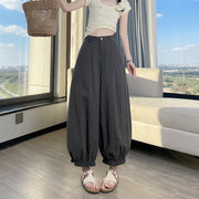 Cropped Balloon Trousers