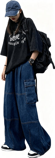Relaxed Wide-Leg Jeans