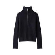 Textured Half-Zip Sweater
