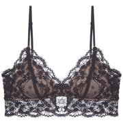 Floral Lace Bralette & Brief Set