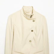 Asymmetric Button Jacket