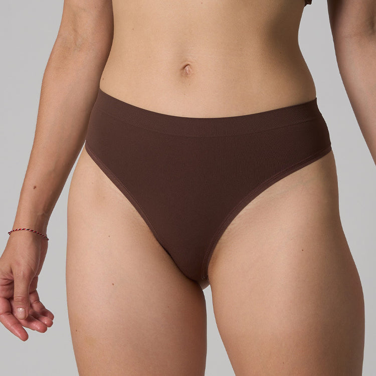 High-Cut Seamless Briefs