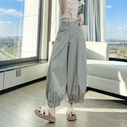 Cropped Balloon Trousers