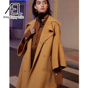 Statement-Cuff Longline Coat