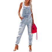 Relaxed Denim Dungarees