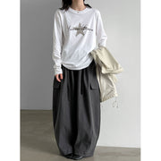 Drawstring Cargo Trousers
