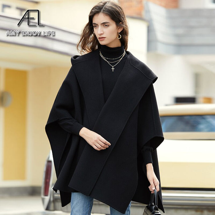 Hooded Cape Coat