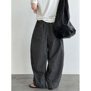 Check Balloon Trousers