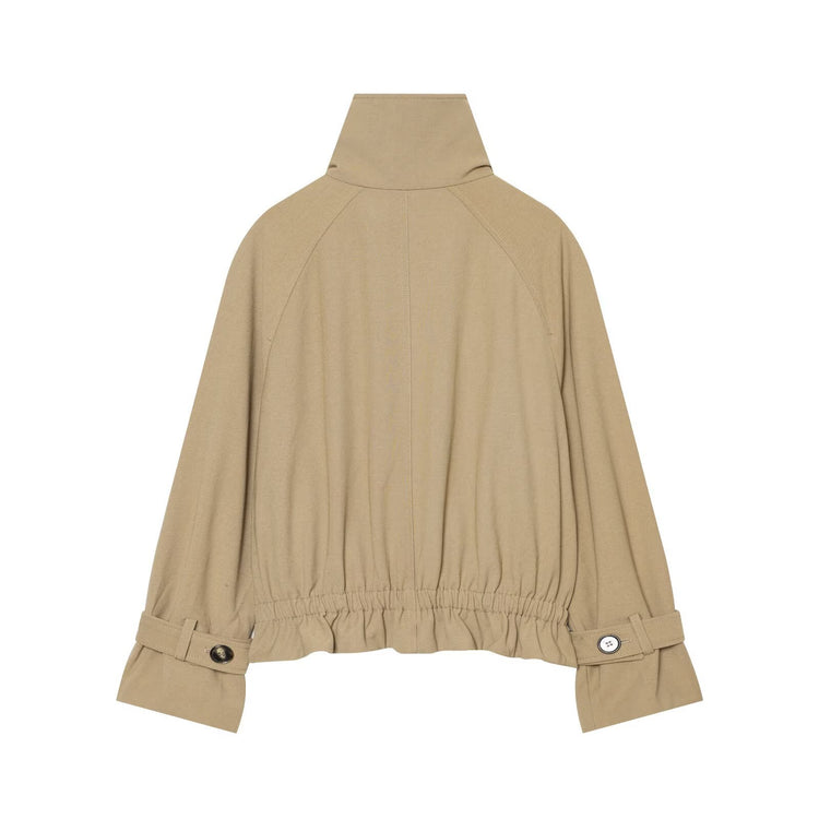 Drawstring Short Trench