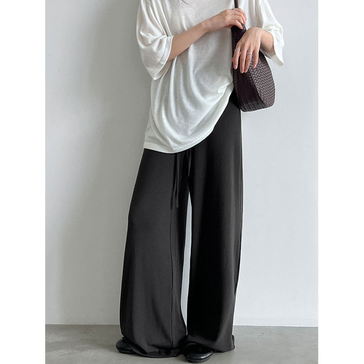 Flowing Drawstring Trousers