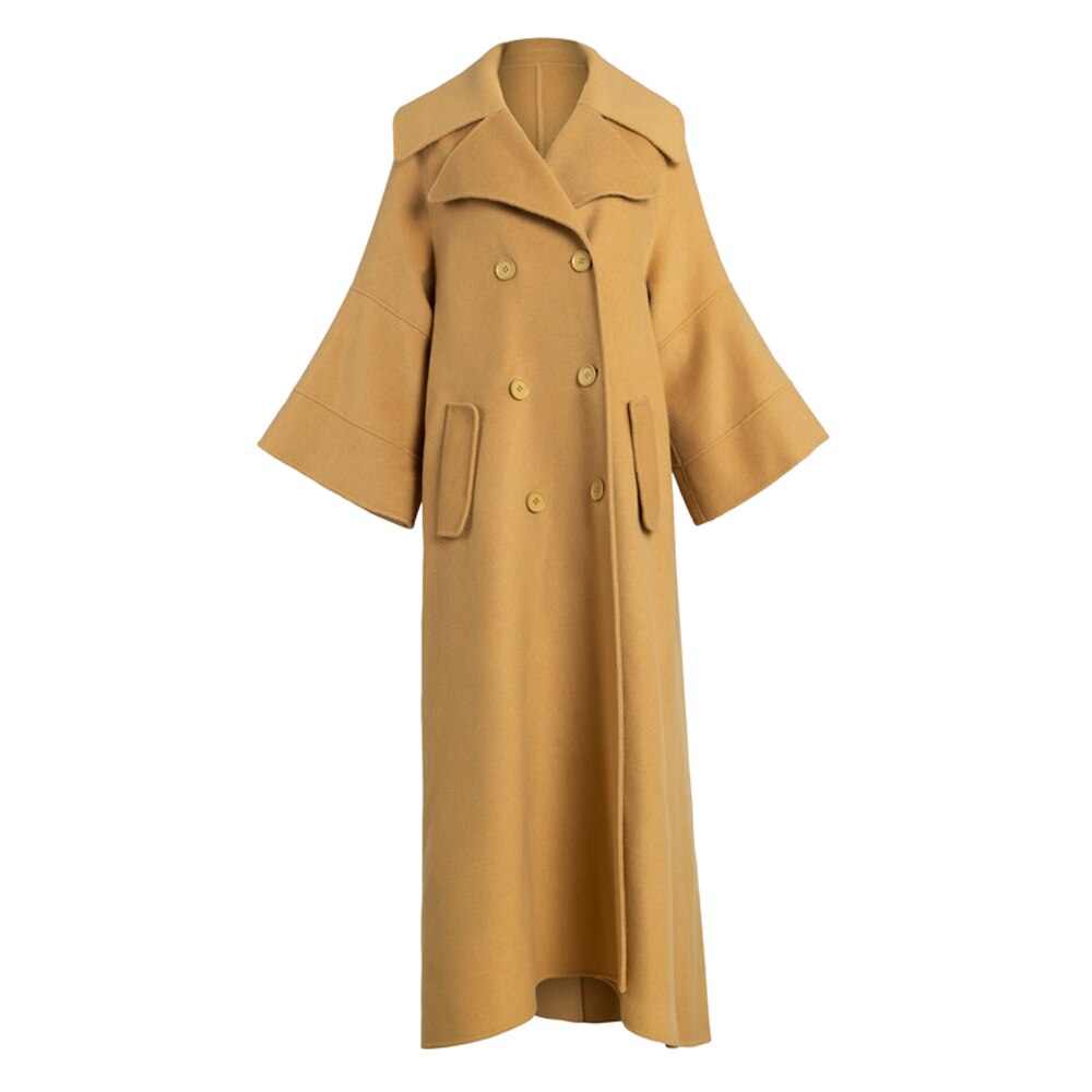 Statement-Cuff Longline Coat