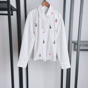 Illustrated Stripe Shirt