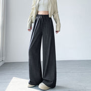 Drawstring Wide-Leg Jeans