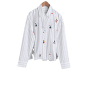 Illustrated Stripe Shirt