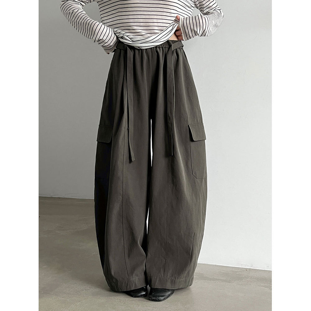 Drawstring Cargo Trousers