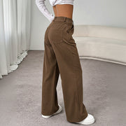 Corduroy Wide-Leg Trousers