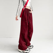 Straight-Leg Cargo Trousers