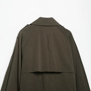 Cropped Double-Breasted Trench