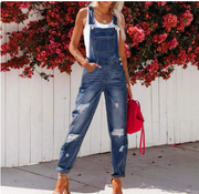 Relaxed Denim Dungarees
