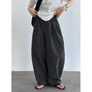 Check Balloon Trousers