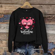 Heart Print Sweatshirt