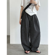Check Balloon Trousers