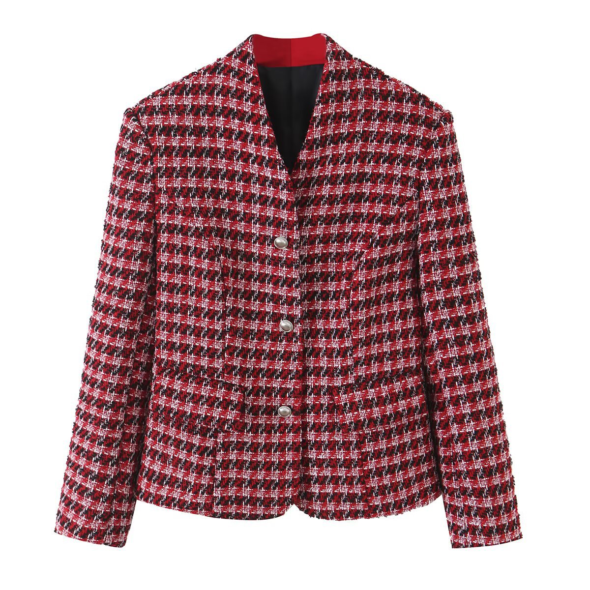 Checked Tailored Blazer