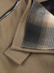 Asymmetric Panelled Long Coat