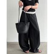 Flowing Wide-Leg Trousers